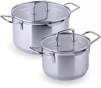 Fackelmann Chefkoch trifft Topfset Nürnberg Ø16+24cm 4tlg.