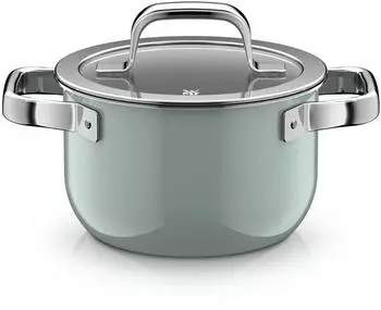 WMF Fusiontec Mineral Pro Kochtopf mit Deckel 16 cm Eucalyptus Haze (05 1979 5290)