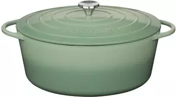 K&uuml;chenprofi Provence Bratentopf oval 35 cm Jade