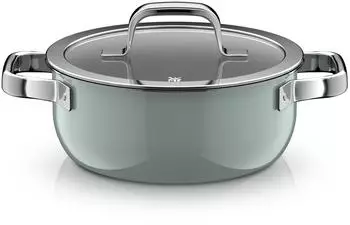 WMF Fusiontec Mineral Pro Bratentopf mit Decke 20 cm eucalyptus haze