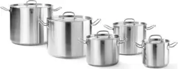 Hendi Kochtopf hoch mit Deckel Kitchen Line 32L ⌀360x(H)320mm