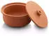 Nordic Schiller Guvec Medium Schmortopf Ton mit Deckel 2,5 L 24x12 cm