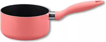 Fackelmann Mini Stielkasserolle, rosa, &Oslash;14cm