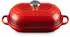 Le Creuset Brot Bräter oval Signature in kirschrot