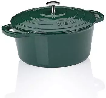 Kela Calido Br&auml;ter rund 24 cm gr&uuml;n