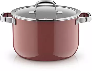 WMF Fusiontec Mineral Pro, Kochtopf mit Deckel, 24 cm, Rose Quartz