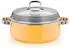 WMF Fusiontec Mineral Pro, Schmortopf mit Deckel, 28 cm, Mango Yellow