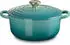 Le Creuset Bräter Signature rund in bleu riviera (20 cm / 2,4 l)