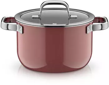 WMF Fusiontec Mineral Pro, Kochtopf mit Deckel, 20 cm, Rose Quartz