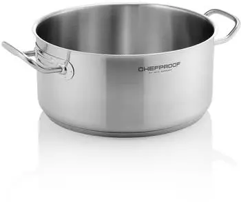 WAS Germany Bratentopf CHEFPROOF, &Oslash; 36 cm, 14 ltr., Chromnickelstahl