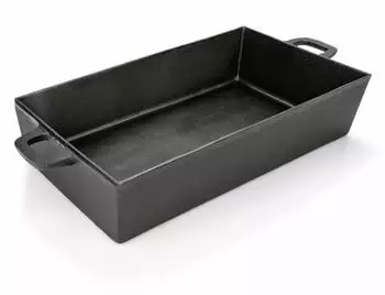 WAS Germany Bräter mit Griffen 52 x 31 x 15 cm Gusseisen