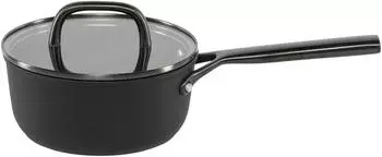 ZWILLING Kochtopf Milano Stieltopf mit Glasdeckel &Oslash; 18 cm Schwarz