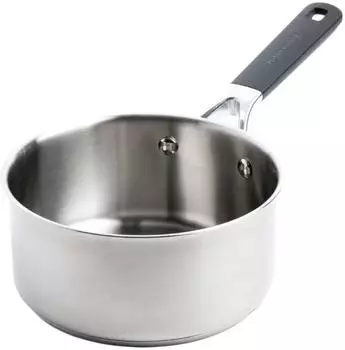 KitchenAid Stielkasserolle Edelstahl 1 L &Oslash; 14 cm