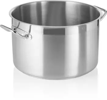WAS Germany Profi Edelstahl-Kochtopf Bratentopf mit Deckel, 28,0 Liter, &Oslash;xH: 40 x 26 cm