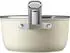 Smeg Kochtopf Keramik Ø 20 cm Mattcreme