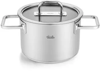 Fissler Kochtopf Viseo Pro Edelstahl 18/10 mit Glasdeckel 2,1 L &Oslash; 16 cm