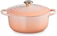 Le Creuset 21177204234450, Le Creuset Br&auml;ter Signature rund 20 cm mit Goldknopf