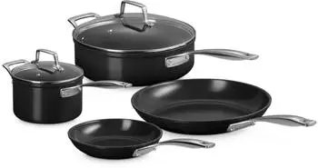 Le Creuset Pfannen-Set Essential Kochgeschirrset Keramik-Antihaft 4tlg