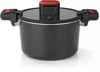 GOURMETmaxx Kochtopf Alugass energiesparrend 5,8 L 24 cm