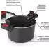 GOURMETmaxx Kochtopf Alugass energiesparrend 5,8 L 24 cm