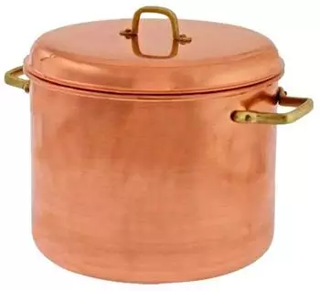 ich-zapfe Kupfert&ouml;pfe Mit Griffen 8 L &Oslash; 24 cm