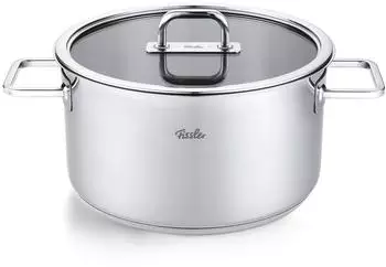 Fissler Kochtopf Viseo Pro Edelstahl &Oslash; 24 cm Silberfarben