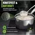 Morleos Stielkasserolle kratzfeste Antihaft-Waben-Keramikbeschichtung 1,7 L Ø 16x10 cm