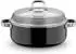 WMF Fusiontec Mineral Pro, Schmortopf mit Deckel, 28 cm, Black