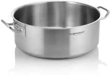 WAS Germany Bratentopf CHEFPROOF, &Oslash; 50 cm, 39 ltr., Chromnickelstahl