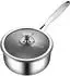 Cheffinger Saucentopf Deckel 18/10 Edelstahl Ø 24 cm Silber