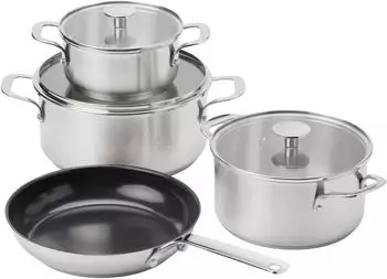 KitchenAid Stainless Steel Sheet Topfset 4-tlg.