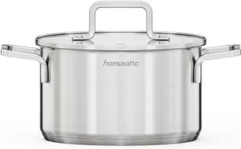 Hanseatic DAILY Topfset 20 cm/11,5 cm Edelstahl Silber