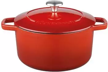 K&uuml;chenprofi BRETAGNE Br&auml;ter 24 cm Gusseisen Rot