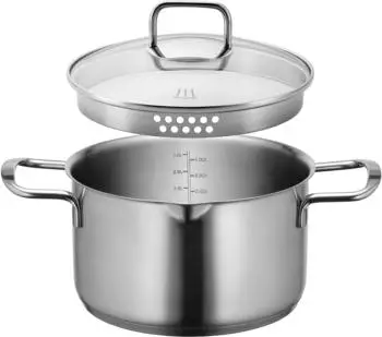 M&auml;ser Sanvito Topfset Edelstahl Silber
