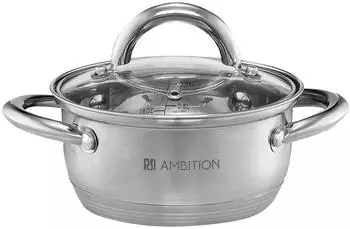 Ambition Solar Kochtopf 14 cm 1,1 l Edelstahl