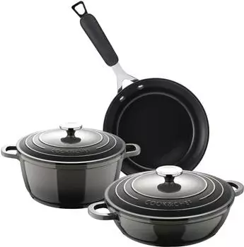 Bergner EXCALIBUR Ø Kochtopf 20 cm/24 cm 2,4 l Grau