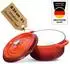 BIG-PAN Emaillierter Ø24 cm Dutch Oven Cocotte 24 cm 4 l