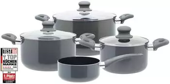 Elo Rhino Topfset 1,1 l Aluminium Silber