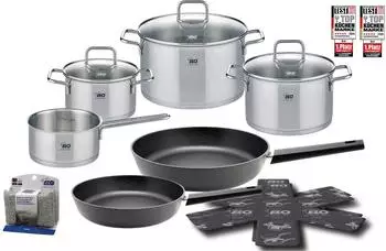 Elo Citrin Topfset Aluminium Silber