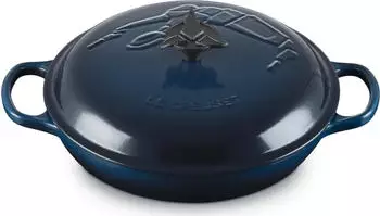 Le Creuset Star Trek Signature Klingon Br&auml;ter 30 cm Nuit