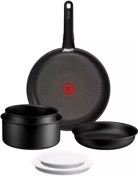 Tefal Ingenio Explore On Kochgeschirr-Set 7-tlg. Schwarz
