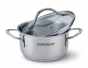 Fackelmann Kochtopf mit Glasdeckel Lara &Oslash;14cm (66291)