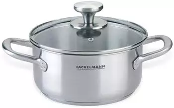 Fackelmann Kochtopf Oval mit Deckel &Oslash; 20cm (66165)
