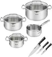Tefal Topf-Set "G719S7 K2323S74 Duetto+ Ice Force" Set, Kasserolle 16 cm,...