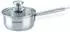 Fackelmann Stieltopf Ø Stielkasserolle 16 cm 1,5 l Silber