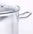 Steinwohn XL Profi Suppentopf 26 cm 10 l Edelstahl Silber
