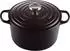 Le Creuset Signature Bräter 24 cm rund hoch schwarz