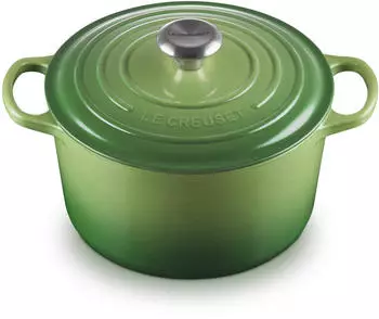 Le Creuset Signature Br&auml;ter 24 cm rund hoch Bamboo