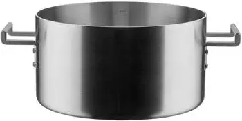Alessi Convivio Kasserolle 24 cm 5,4 l Silber