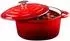 Alpina Kochtopf 24 cm 3,8 l Rot Gusseisen